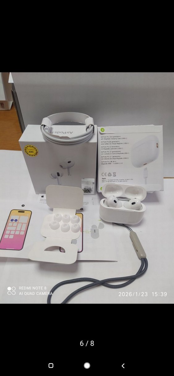 Beyaz Kablosuz AirPods Kulaklık - Görsel 3