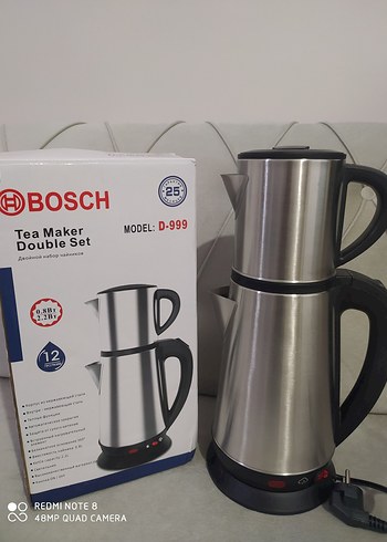 Bosch Çelik Çay Makinesi Seti D-999