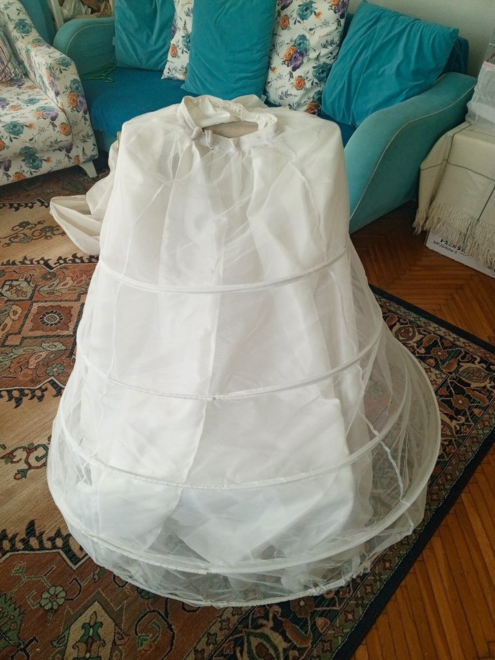 Uzun Kollu Bohem Vintage Gelinlik - Görsel 3