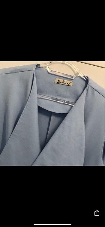 l Beden mavi Renk Blazer ceket