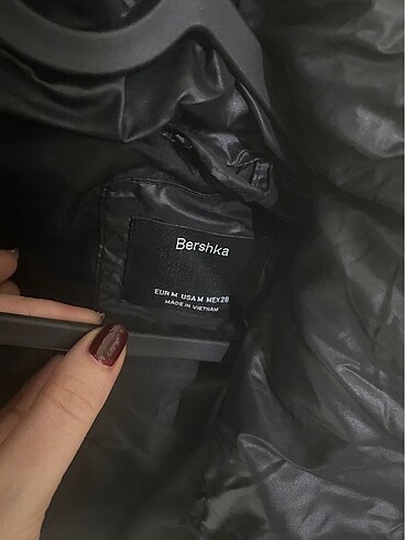 m Beden siyah Renk Bershka mont