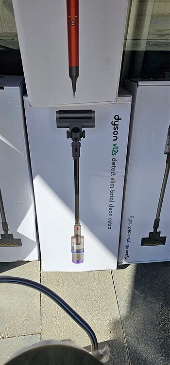Dyson v12s detect slim total clean extra tamamen orjinal kutulu