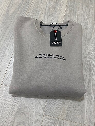 m Beden gri Renk Sweatshirt erkek