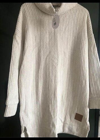 Soufeel SOUL BY LOREEN FASHİON MARKA EKRU RENK LAMBSWOOL KUZU YÜNÜ TRİKO