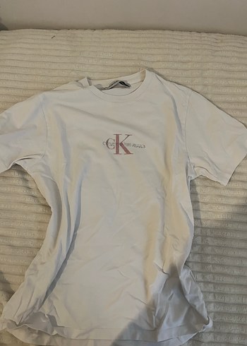 Calvin Klein Beyaz Tisort