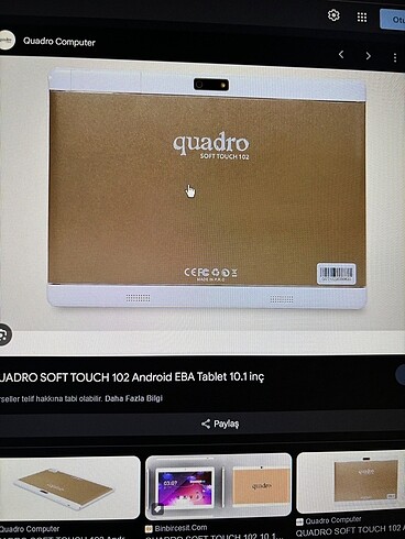  Beden Renk Quadro Tablet