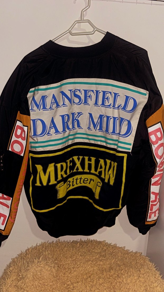 Sırt ve Kol Baskılı Bomber Ceket - Görsel 2