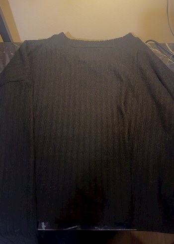 Siyah Kadın Triko Kazak - Görsel 2