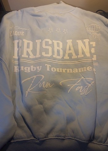 Addax Gri Kadın Fermuarlı Sırt Baskılı Sweatshirt - Görsel 4