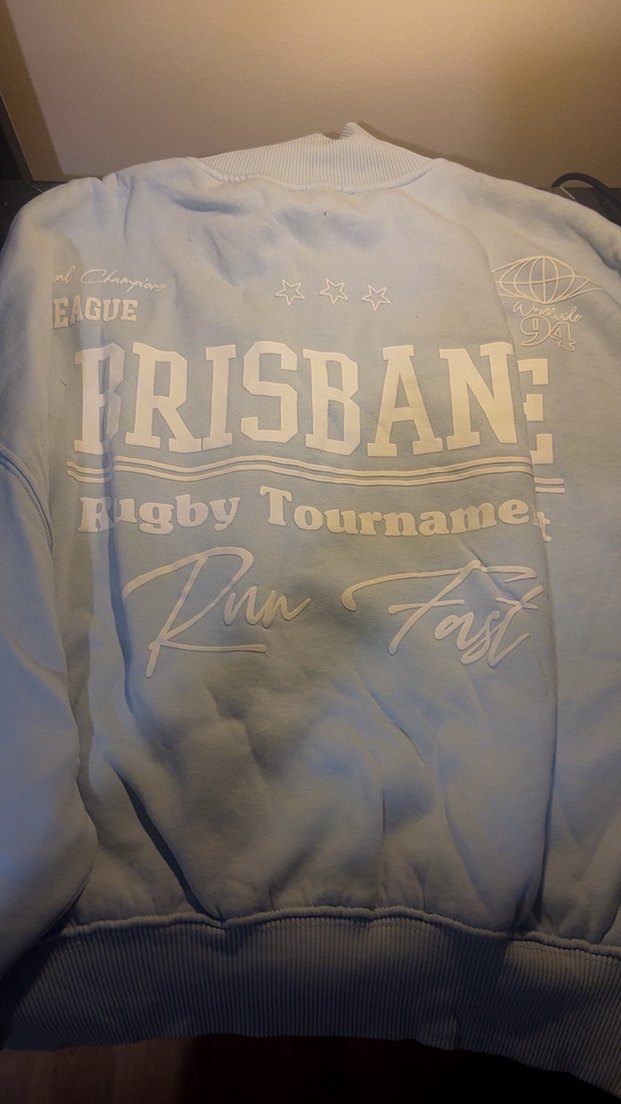 Addax Gri Kadın Fermuarlı Sırt Baskılı Sweatshirt - Görsel 4