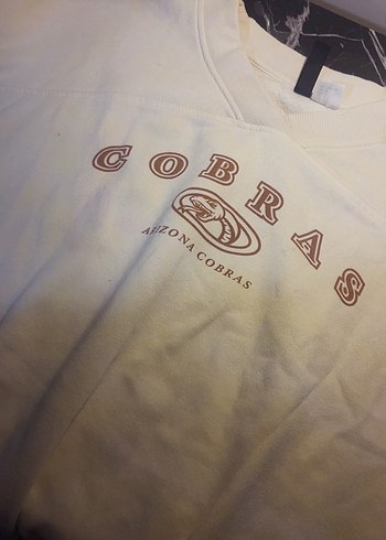 Baskılı Uzun Kollu Kadın Sweatshirt - Görsel 5