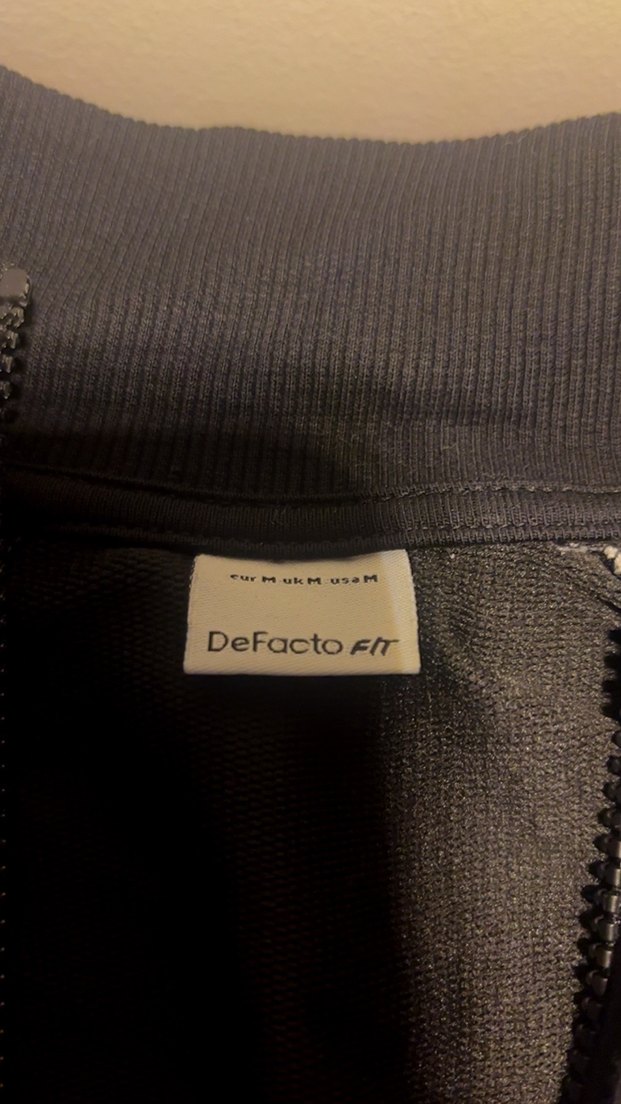 Fermuarlı Siyah Polar - Görsel 4