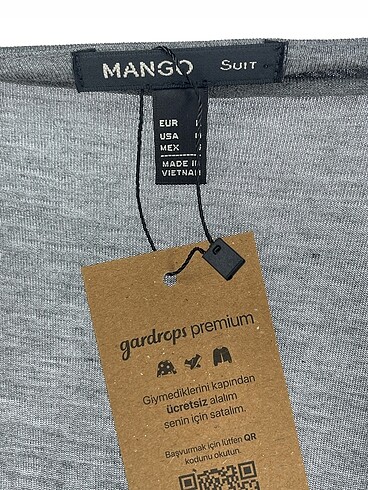 l Beden gri Renk Mango Günlük Elbise %70 İndirimli.