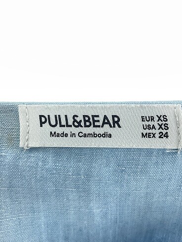 xs Beden mavi Renk Pull and Bear Uzun Elbise %70 İndirimli.