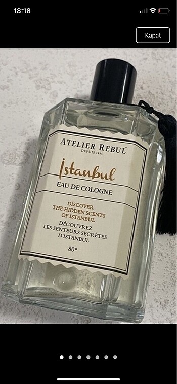 5 ML Atelier Rebul İstanbul EDC