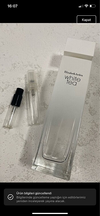 10 ML Elizabeth Arden White Tea EDT