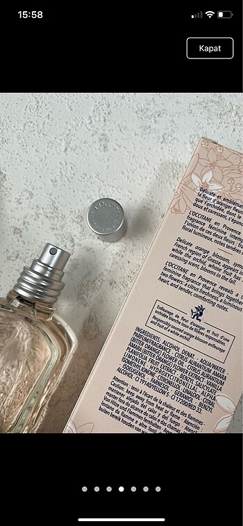 Beden Renk 10 ML Loccitane Neroli&Orchidee EDT