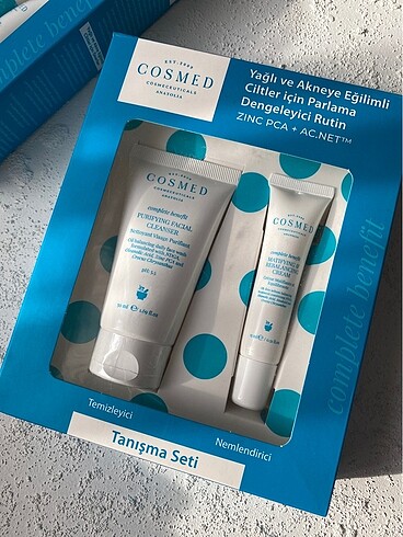 Cosmed Temizleyici+Nemlendirici Set