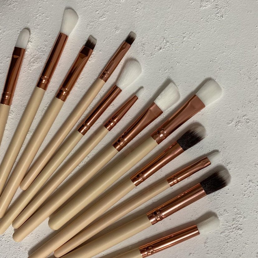 Rose Gold Pudra Göz Makyaj Seti (12 Adet) - Görsel 2