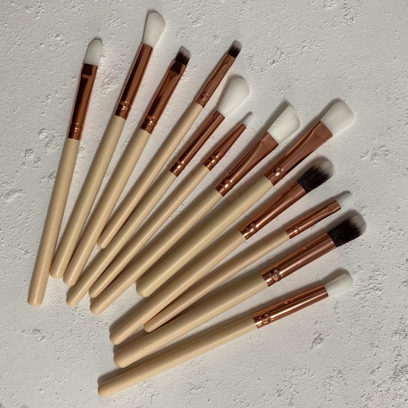 Rose Gold Pudra Göz Makyaj Seti (12 Adet) - Görsel 3