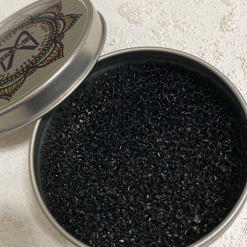 Maange Süngerli Metal Makyaj Fırçası Temizleme Kutusu - Görsel 3