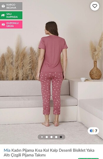 Diğer Kısa kollu pijama takımı