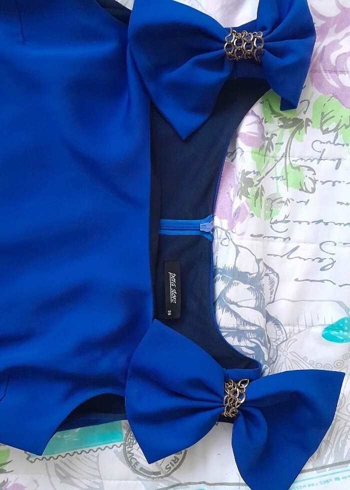 Mavi elbise - Görsel 3