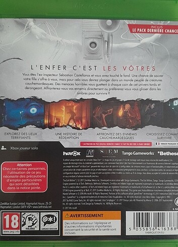 XBOX ONE - THE EVIL WITHIN 2 OYUN  - Görsel 2