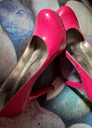 PEMBE TOPUKLU AYAKKABI - Görsel 5