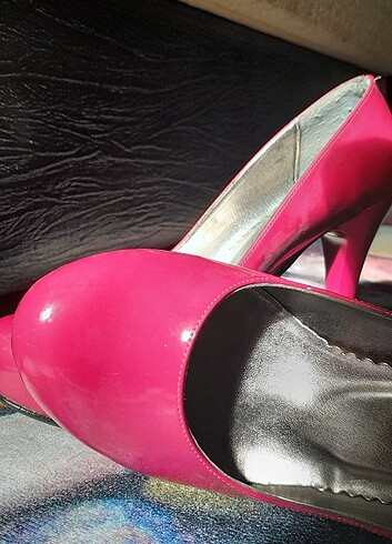 PEMBE TOPUKLU AYAKKABI - Görsel 6