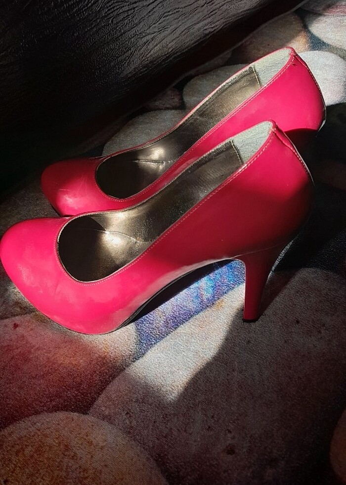 PEMBE TOPUKLU AYAKKABI - Görsel 3