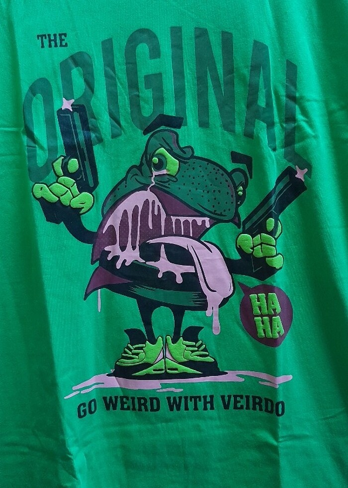 Kaliteli baskılı T-shirt  - Görsel 2