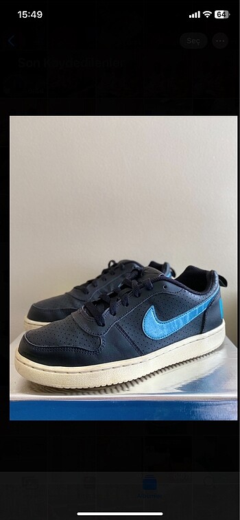 Nike siyah spor ayakkabı