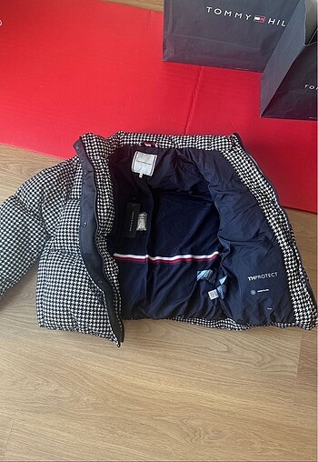 Tommy Hilfiger Tommy Hilfiger kadın kaz tüyü mont