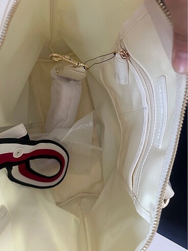 Beden ten rengi Renk Tommy Hilfiger poppy tote bag kadın