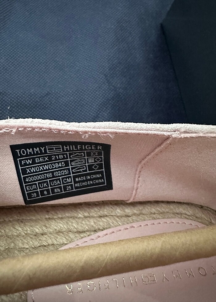 Tommy Hilfiger kadın espadril - Görsel 3