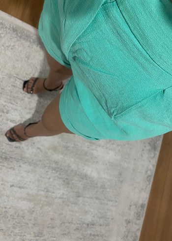 Yeşil Mini Crop Top - Görsel 7