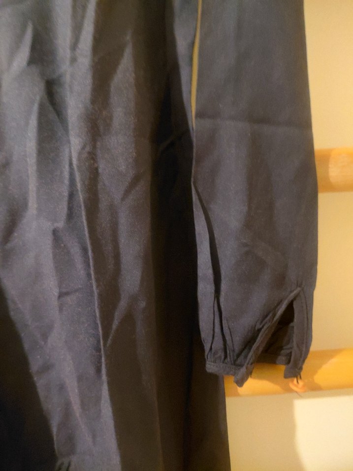 Düğmeli Gri Bluzu - Görsel 4