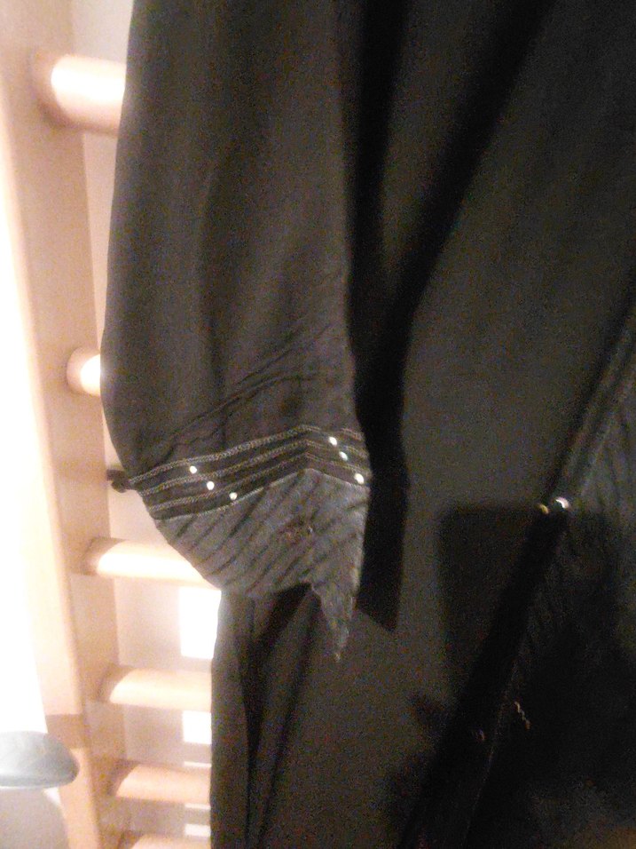 Siyah Drapeli Uzun Kadın Elbise - Görsel 5