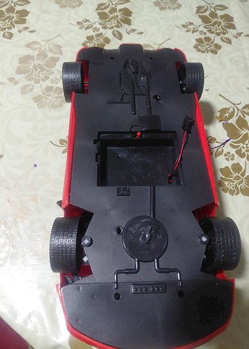 Koyu Kırmızı Oyuncak Spor Araba - Görsel 5