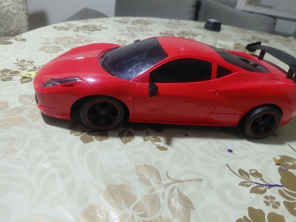 Koyu Kırmızı Oyuncak Spor Araba - Görsel 2
