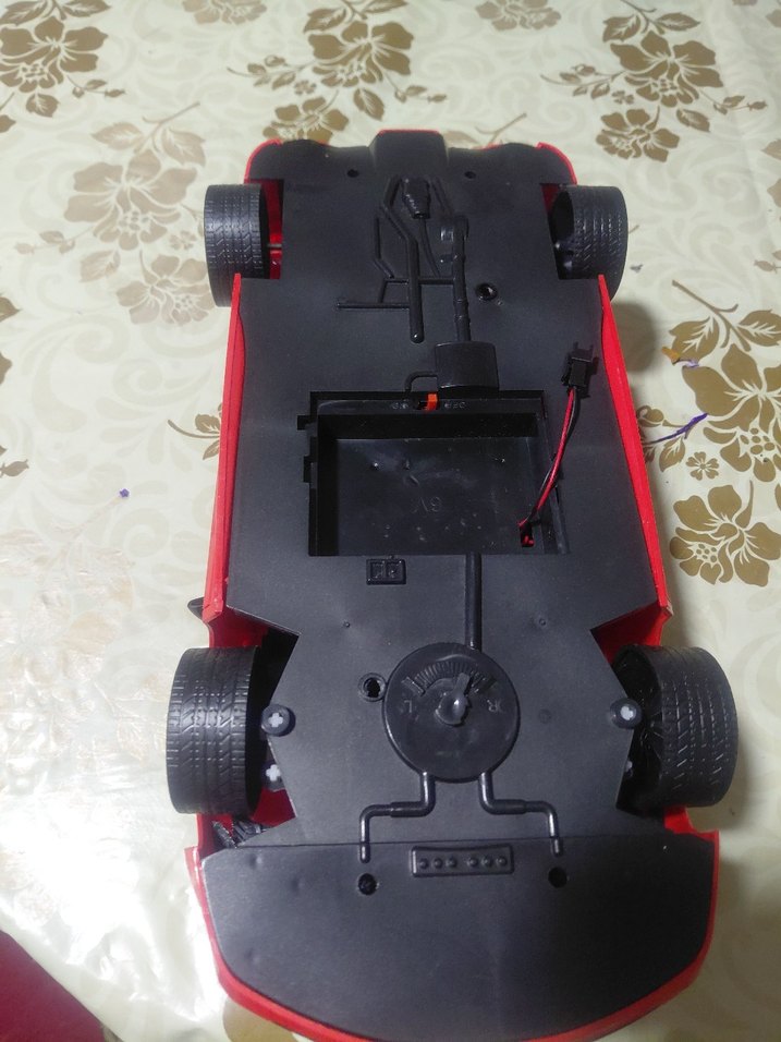 Koyu Kırmızı Oyuncak Spor Araba - Görsel 5