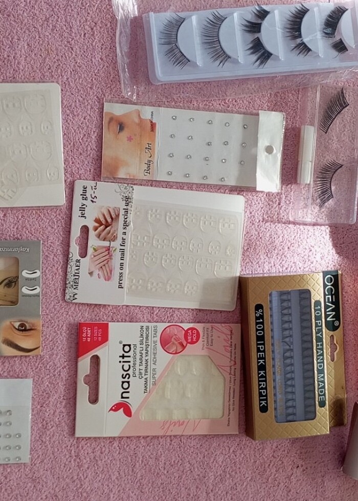 Takma kirpik takma tırnak  - Görsel 2