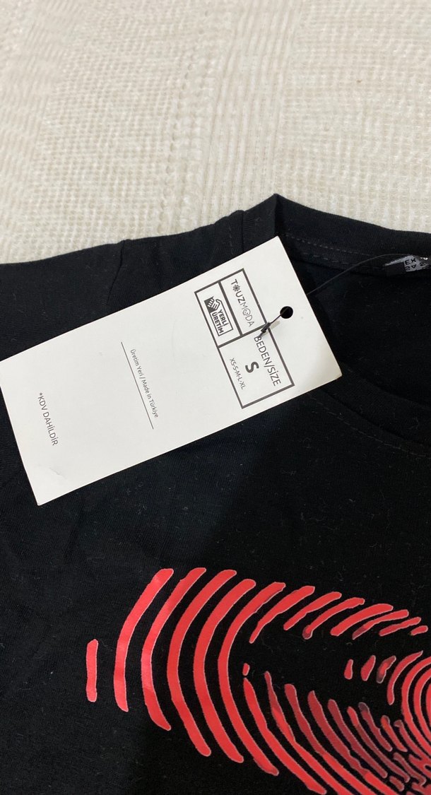 Siyah baskılı crop - Görsel 3