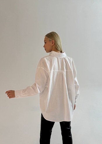 Kadın Beyaz Gömlek - Görsel 3