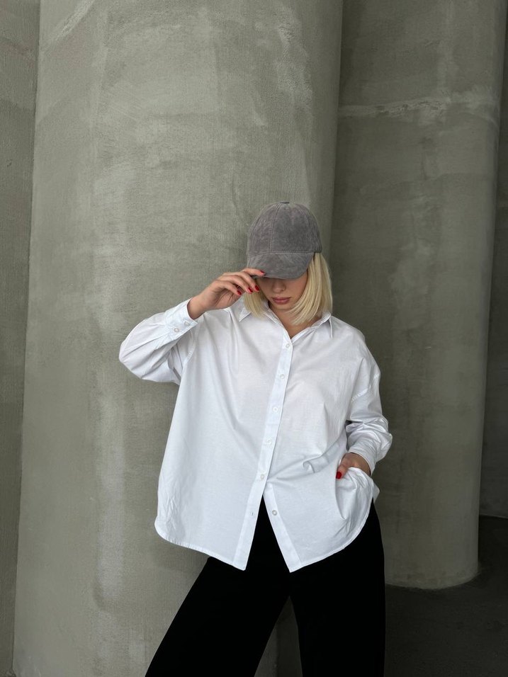 Kadın Beyaz Gömlek - Görsel 5