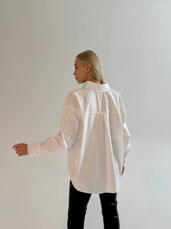 Kadın Beyaz Gömlek - Görsel 3