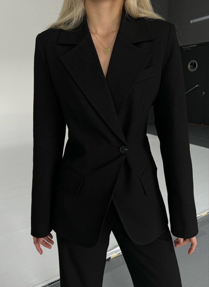 Siyah Kadın Takım Elbise - Görsel 4