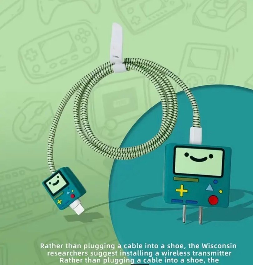 Renkli Yeşil Şarj Kablosu Koruyucu - Görsel 4