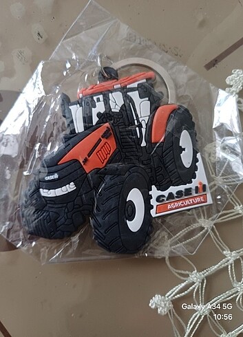  Traktör anahtarlık yumuşak lastik malzeme sıfır